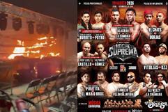 ¡Se canceló! Sujetos armados irrumpen en el CUM de Hermosillo y queman el ring de una pelea de influencers ¡Se canceló! Sujetos armados irrumpen en el CUM de Hermosillo y queman el ring de una pelea de influencers
