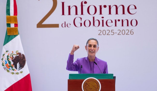 Claudia Sheinbaum destaca avances en seguridad y justicia en su Informe de Gobierno