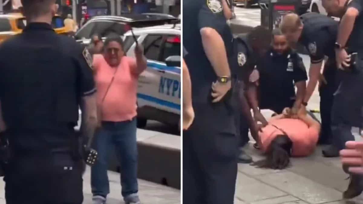 Mujer apu&ntilde;ala a dos personas en Times Square: Patricia Cisneros abatida