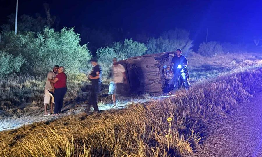 Fuera de peligro, lesionados de volcadura en la 57