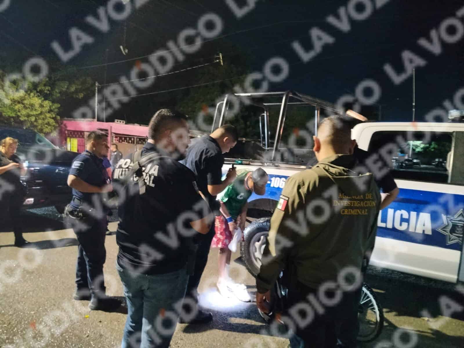 Los elementos de seguridad realizaron recorridos preventivos por distintos sectores de Ciudad Frontera durante el operativo.