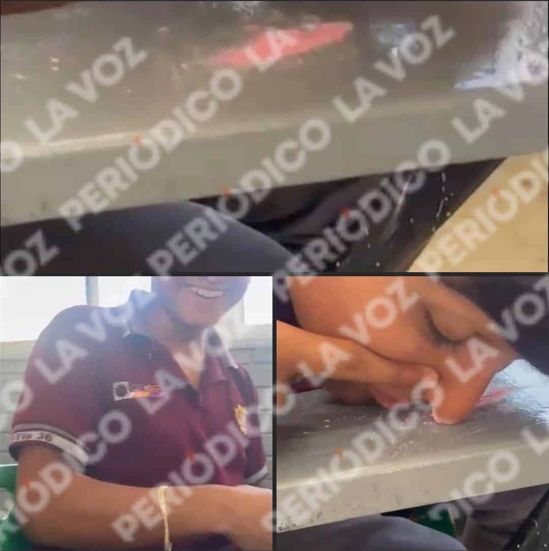 Filtran fotografías de presunto consumo de droga dentro del CBTis 36 Filtran fotografías de presunto consumo de droga dentro del CBTis 36