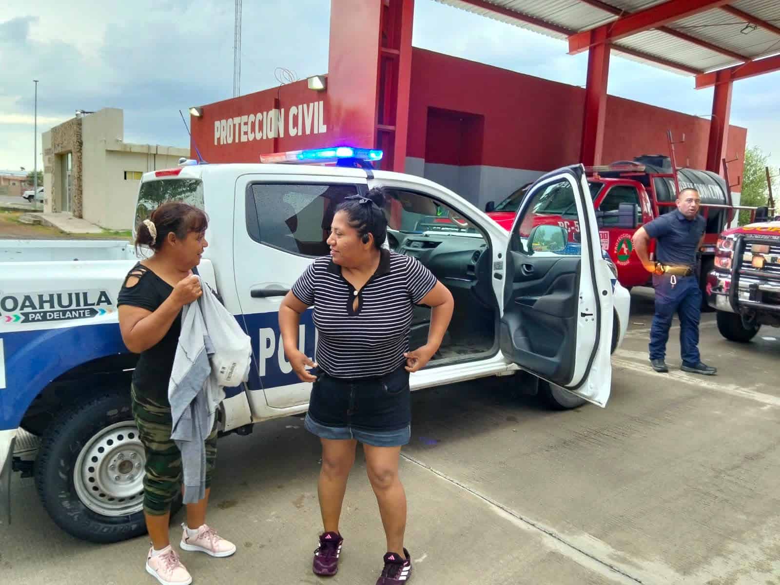 Rescatan a dos mujeres De tormenta en M&uacute;zquiz