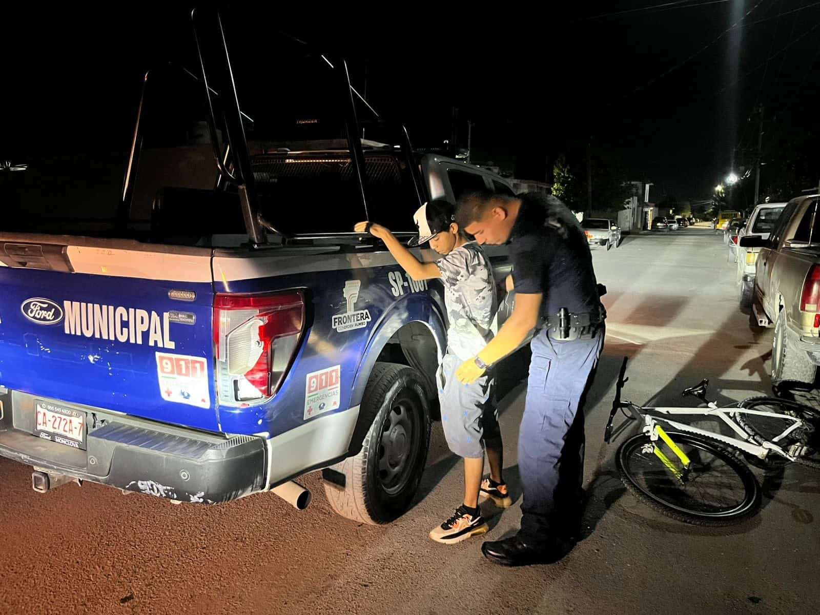 Adolescentes implicados en detenciones por faltas administrativas en Frontera