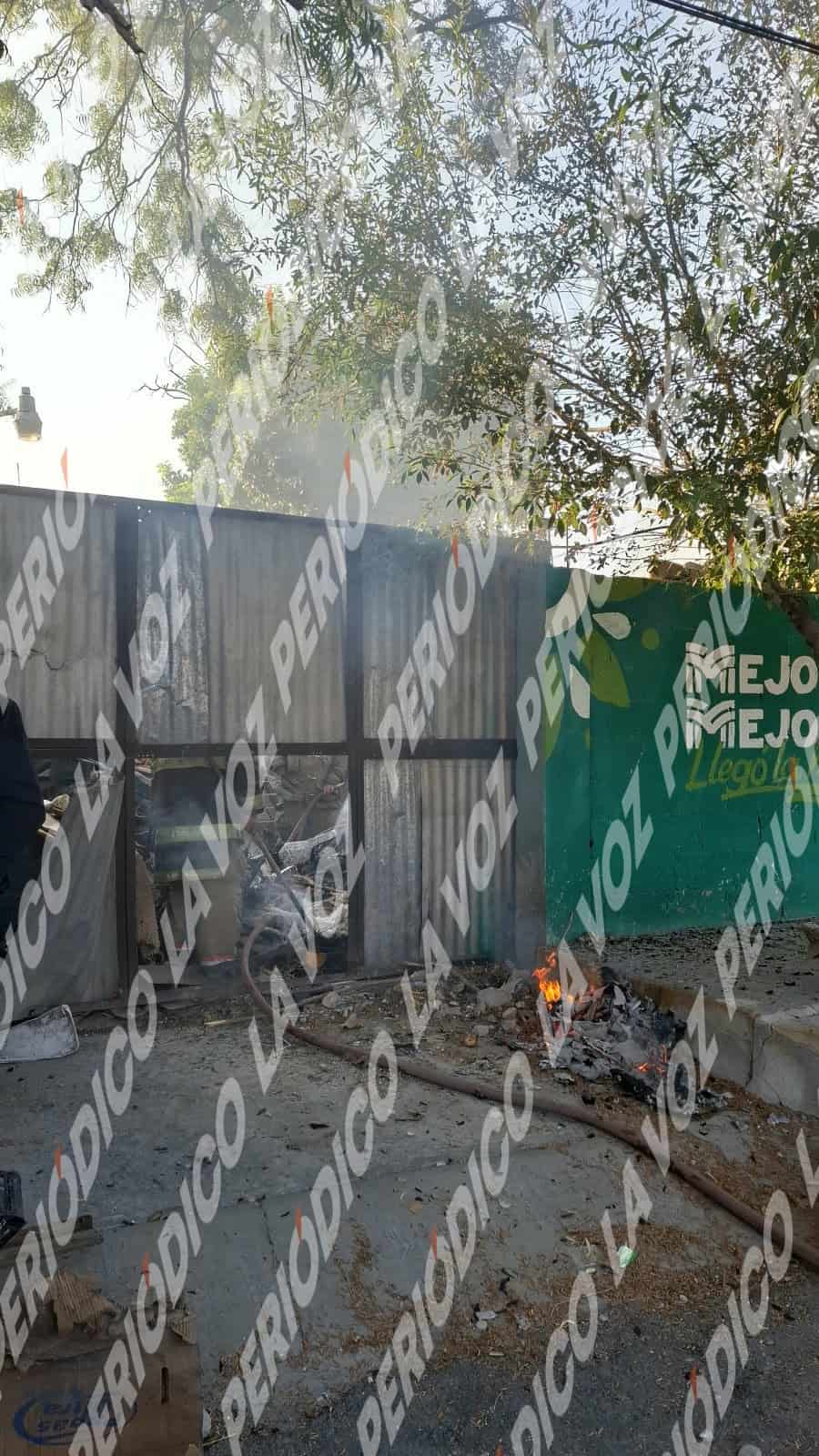 Incendio en Frontera consume bodega en la colonia Guadalupe Borja Incendio en Frontera consume bodega en la colonia Guadalupe Borja