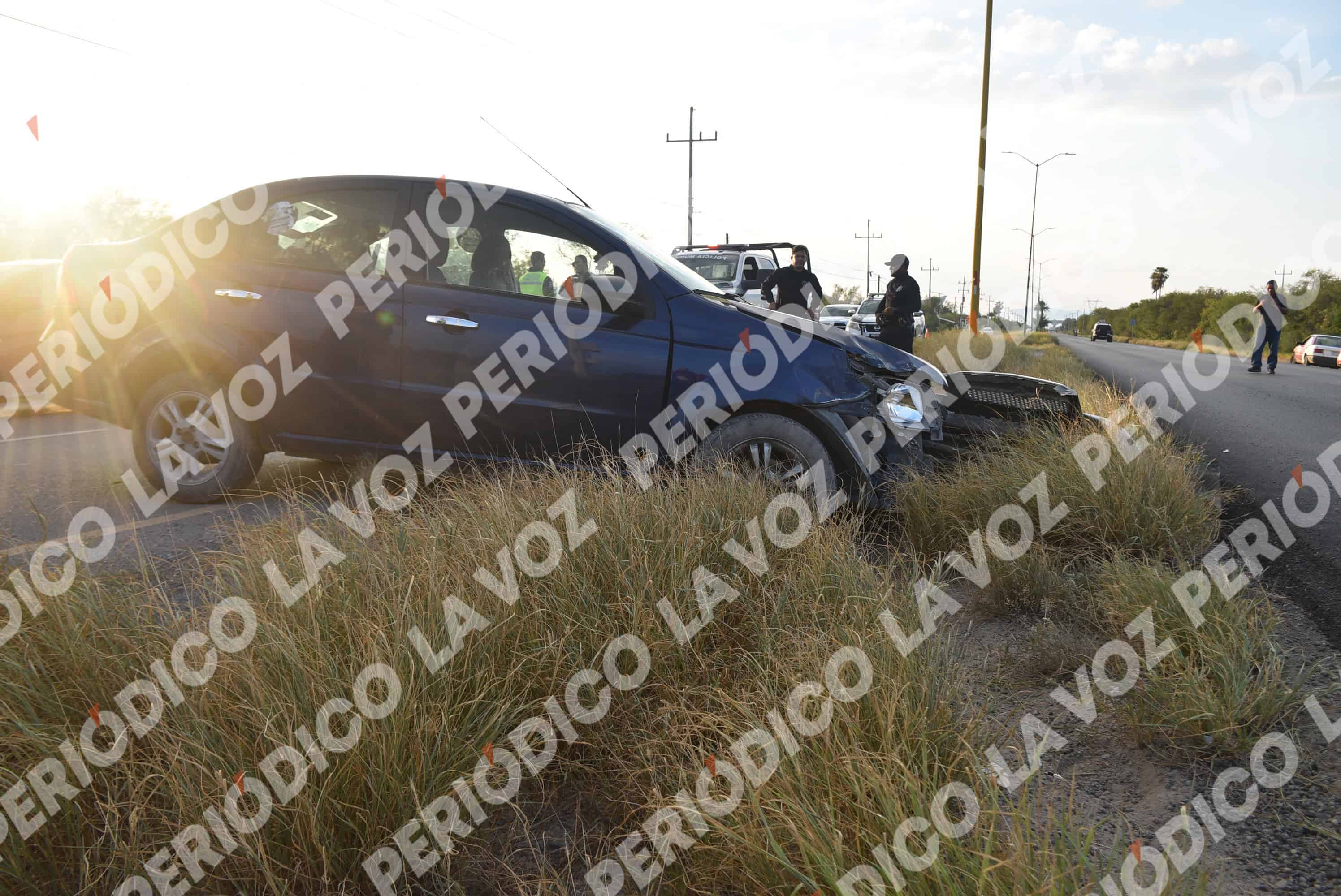 Conductora sufre accidente en Frontera: lesiones leves