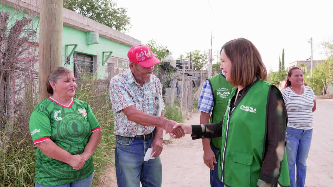 Sari Pérez aprueba obra de electrificación en Frontera