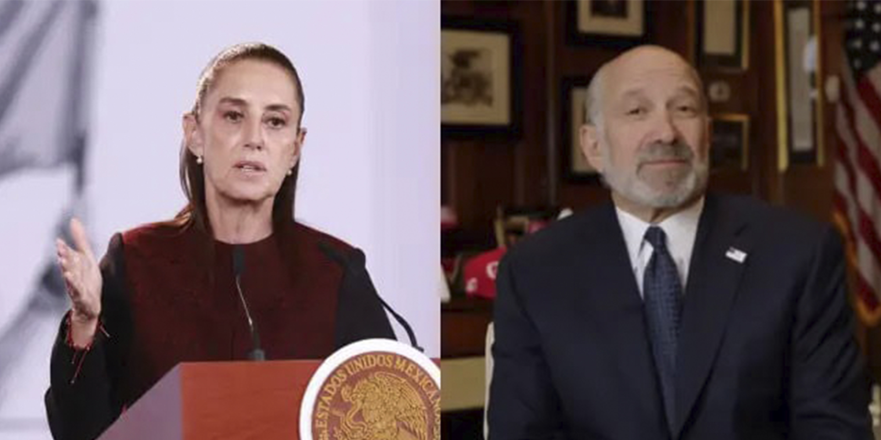 Claudia Sheinbaum se re&uacute;ne con Howard Lutnick para fortalecer la econom&iacute;a
