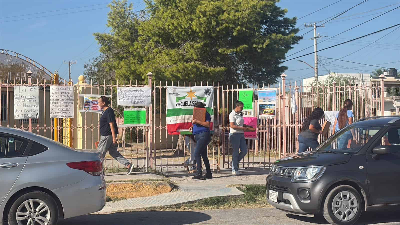 Suspensión de clases en primaria Margarita Maza de Juárez por falta de electricidad