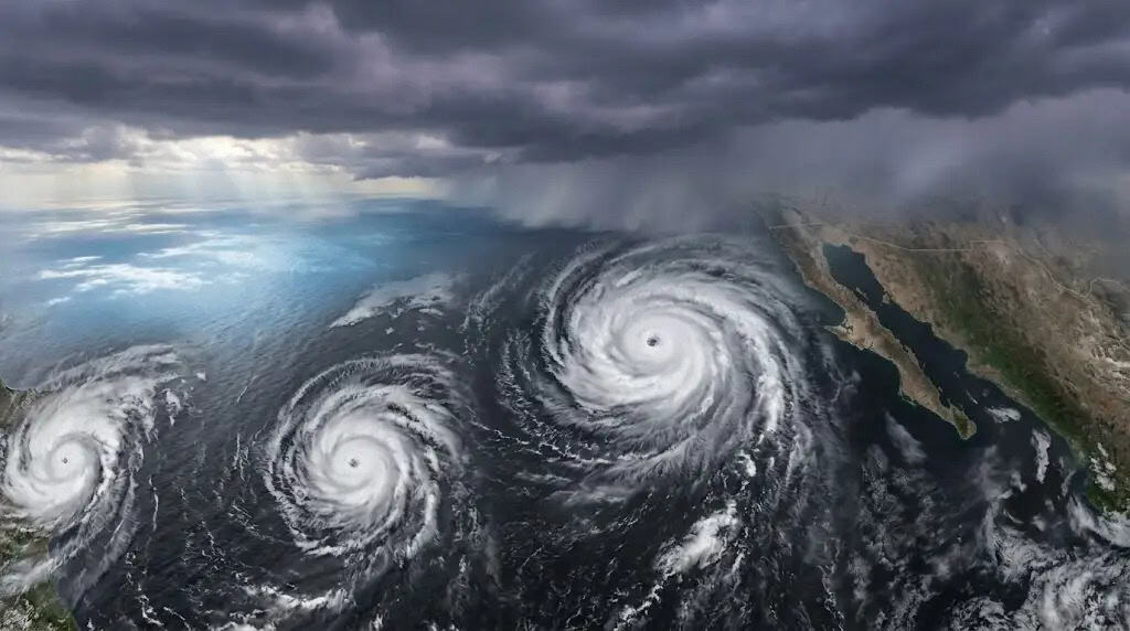 El Servicio Meteorológico Nacional emite alertas por ciclones en el Pacífico El Servicio Meteorológico Nacional emite alertas por ciclones en el Pacífico