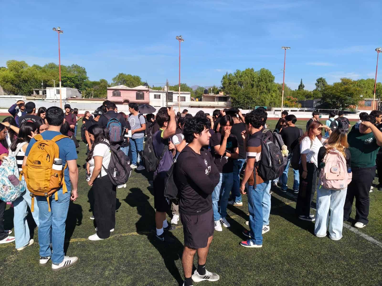 Simulacro de evacuaci&oacute;n en TecNM-Saltillo: 4,500 personas participaron