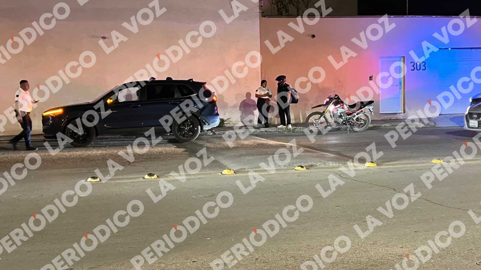 Repartidor Didi choca contra camioneta en Monclova