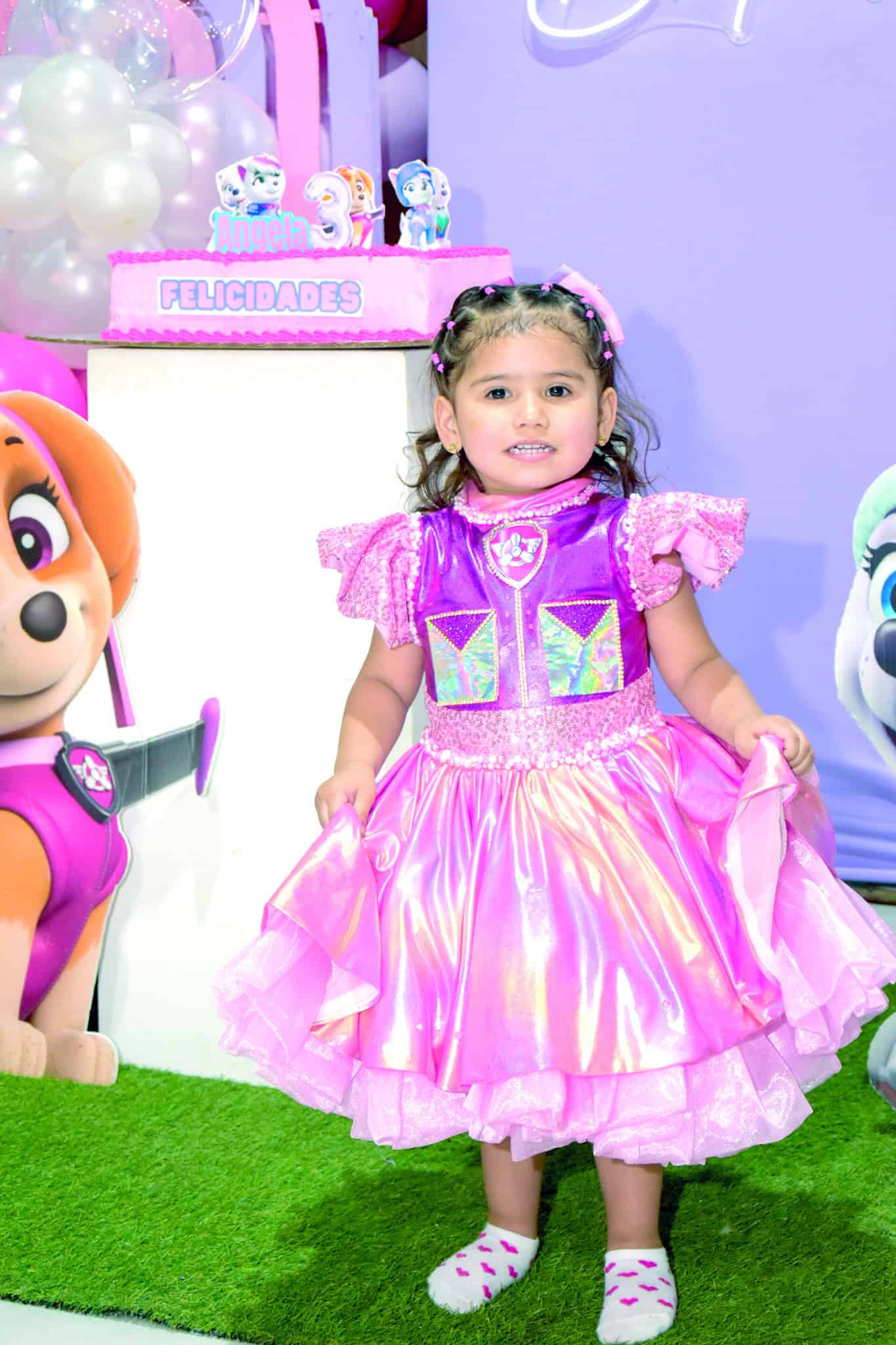 &Aacute;ngela Lizeth Gonz&aacute;lez celebra su tercer cumplea&ntilde;os