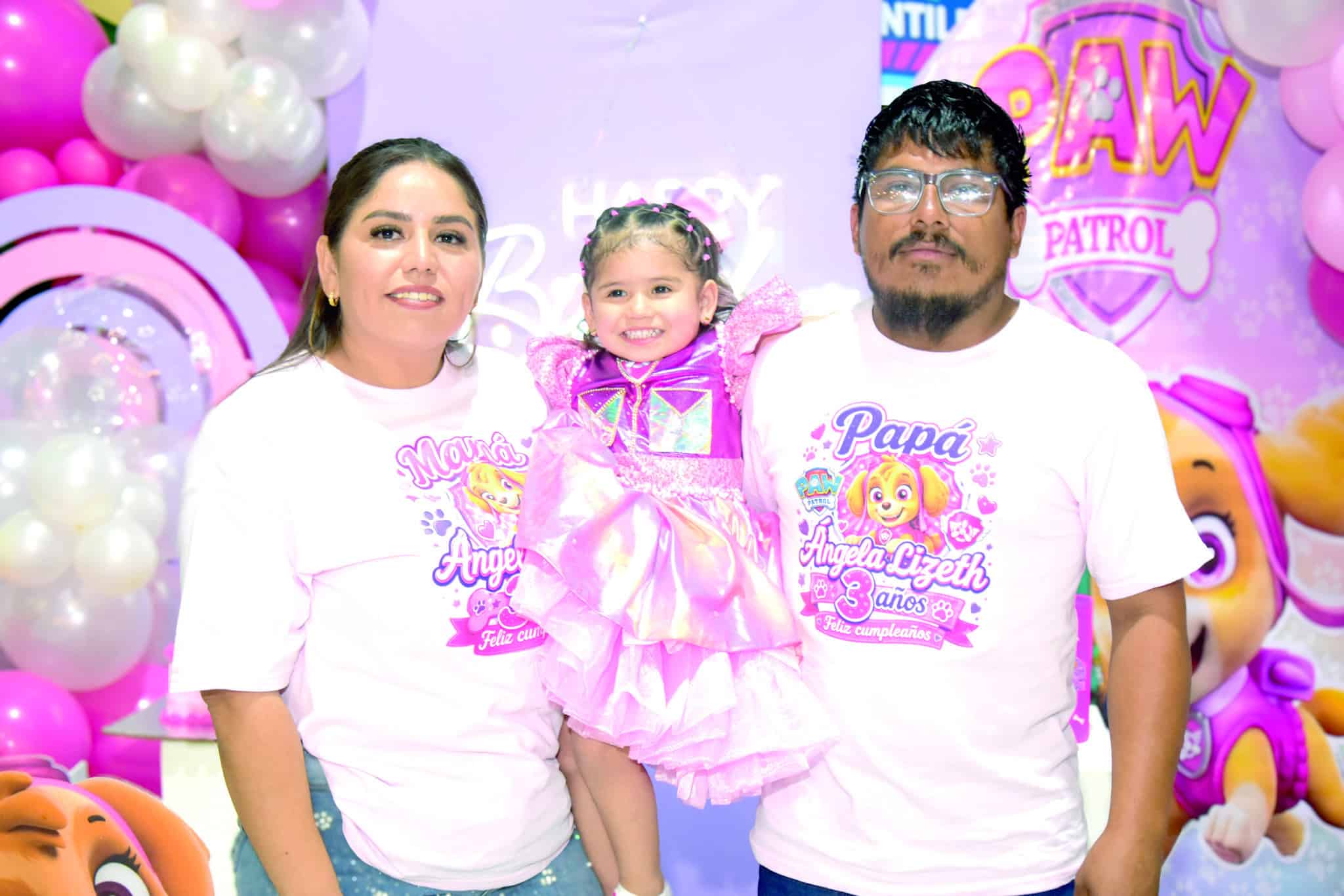 &Aacute;ngela Lizeth Gonz&aacute;lez celebra su tercer cumplea&ntilde;os