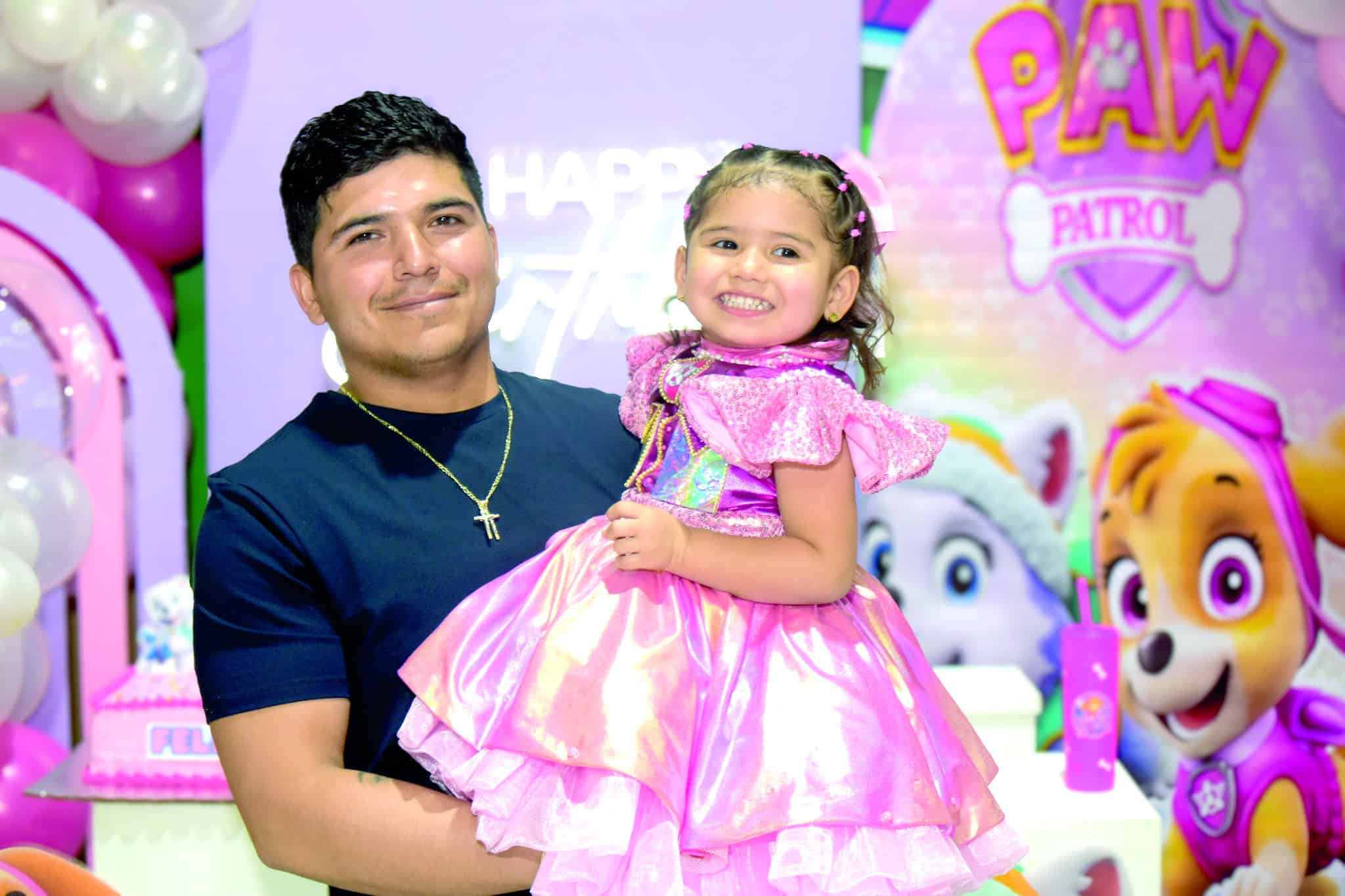&Aacute;ngela Lizeth Gonz&aacute;lez celebra su tercer cumplea&ntilde;os