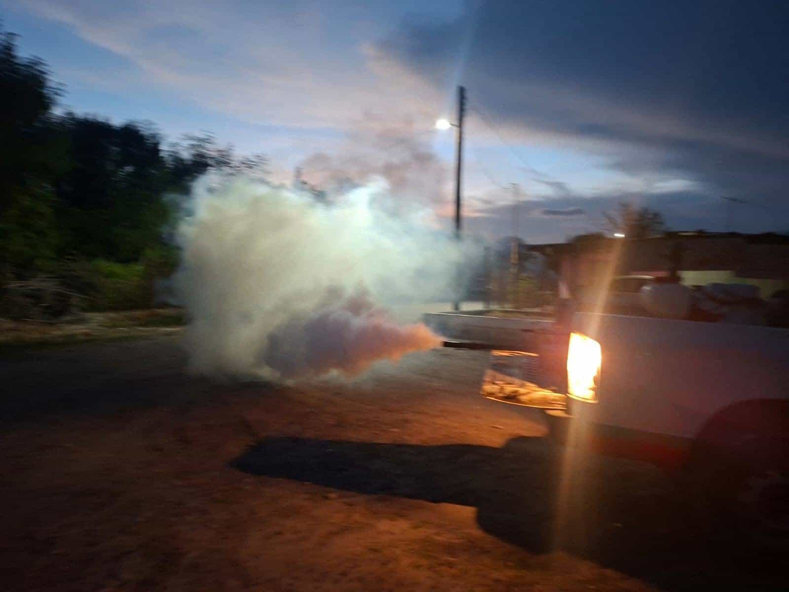 Despliegan en m&uacute;zquiz fumigaci&oacute;n antidengue