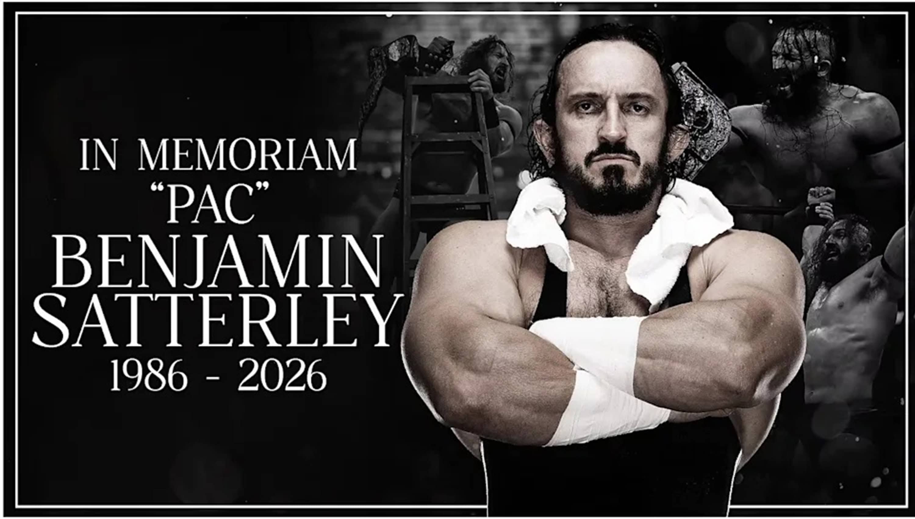 Muere PAC a los 40 años, un día después de su última lucha en AEW