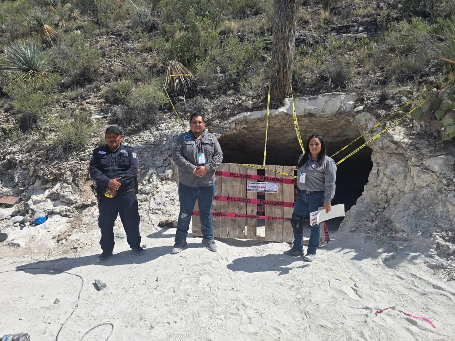 Cierre definitivo de acceso en mina Nimbar por accidente Cierre definitivo de acceso en mina Nimbar por accidente