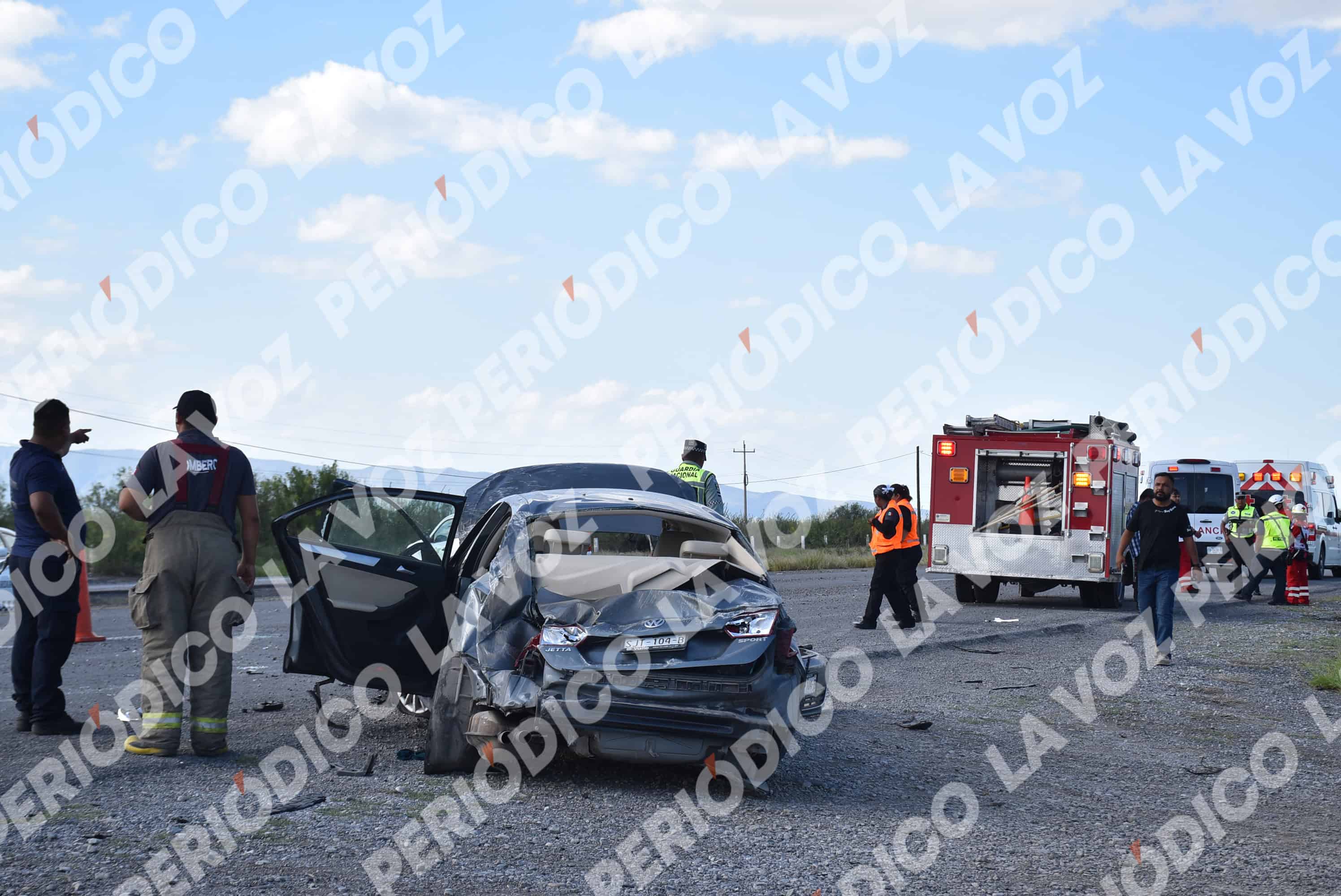 Accidente de veh&iacute;culo deja dos lesionados en Monclova