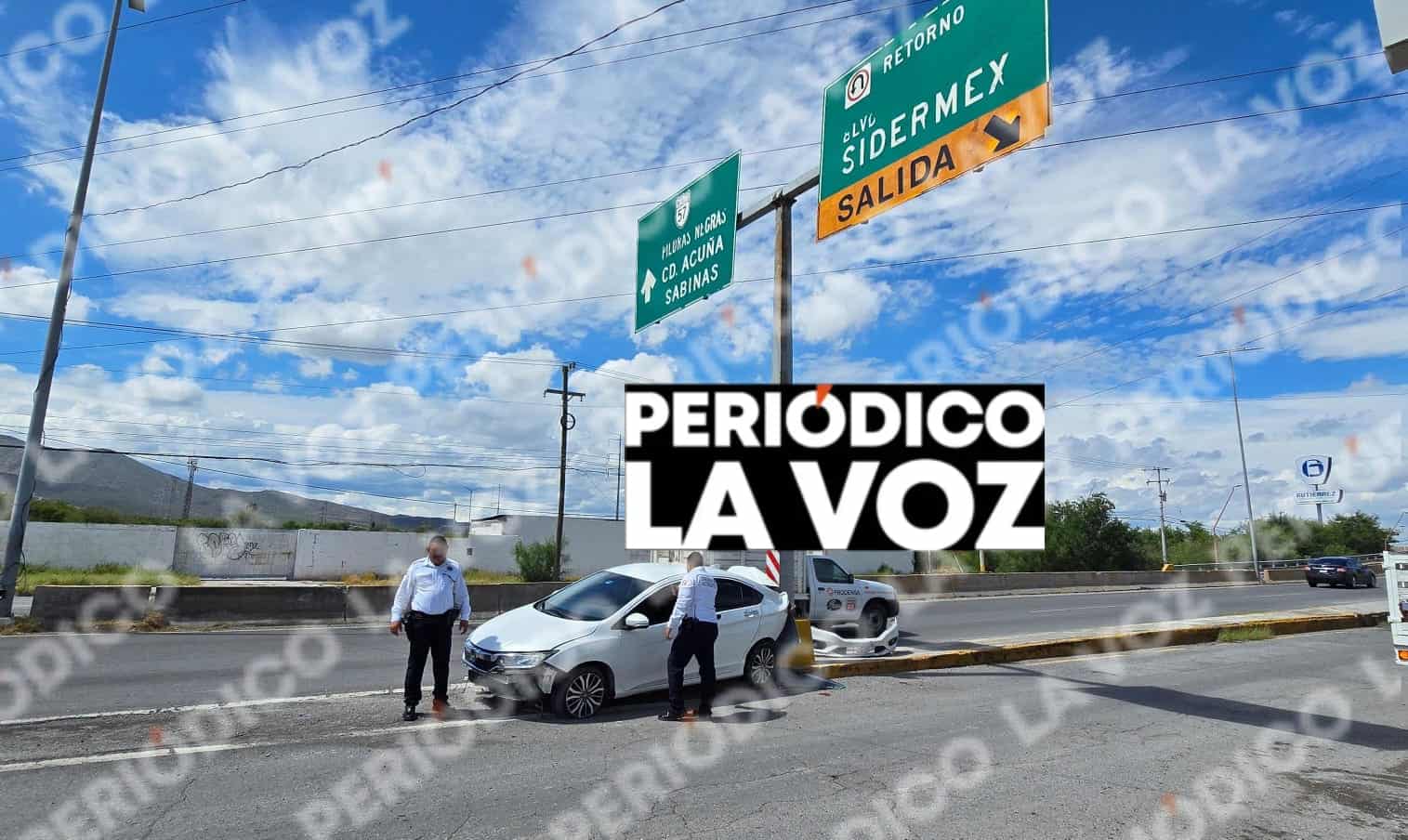 Choc&oacute; borracho contra base de nomenclatura e intent&oacute; escapar