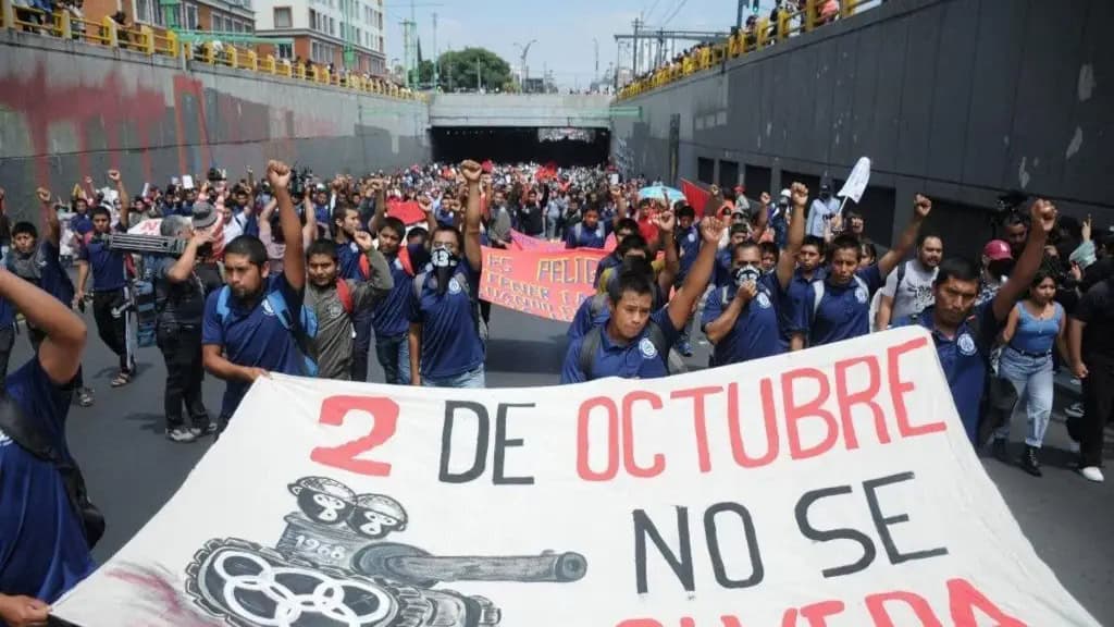 Embajada de Estados Unidos alerta sobre marchas en CDMX: 2 de octubre