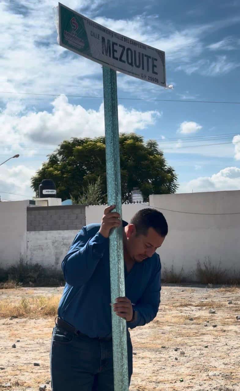 Instalan se&ntilde;alizaci&oacute;n en Valle del Campestre
