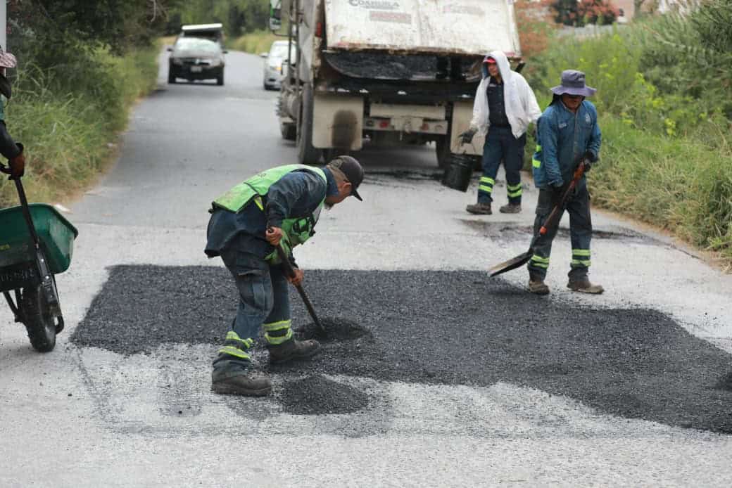 Mantiene Saltillo obras de bacheo permanente