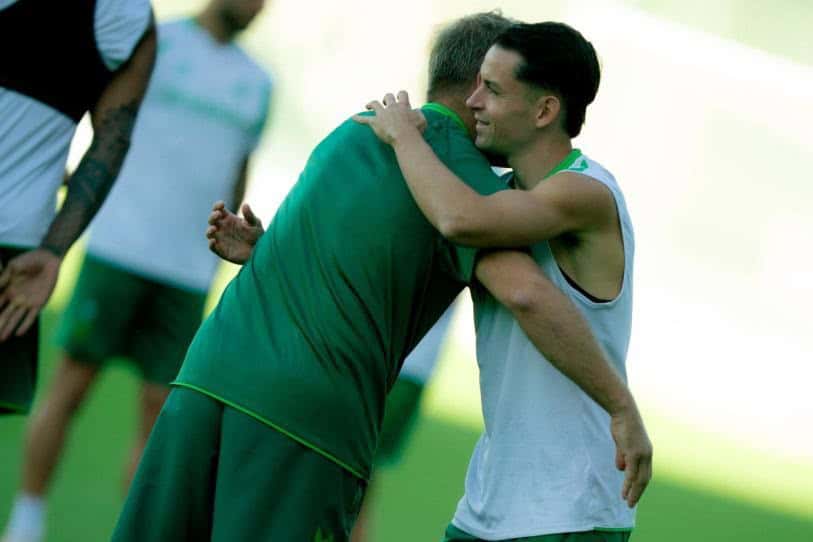 &Aacute;lvaro Fidalgo regresa al Betis tras su paso por la selecci&oacute;n mexicana