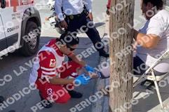 Accidente de motocicleta deja lesionados en Monclova