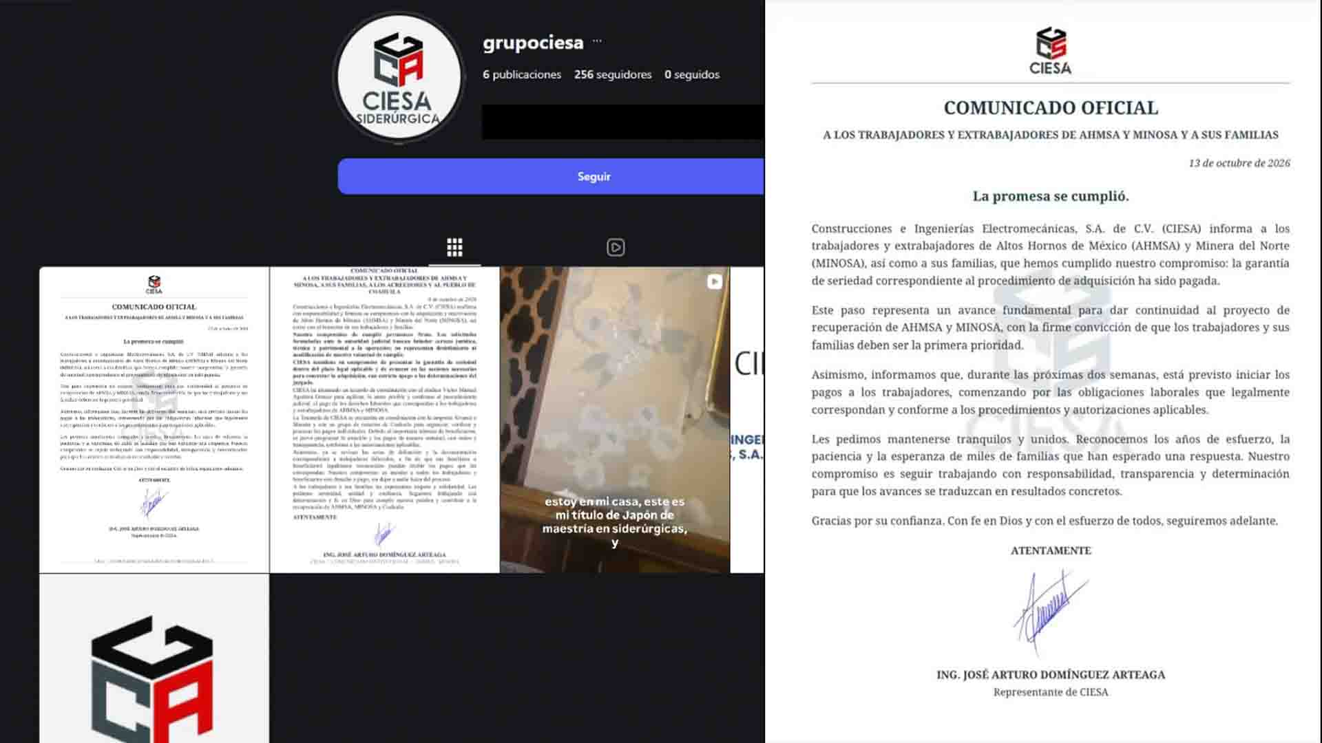 P&aacute;gina &acute;Fake&acute; dice que CIESA s&iacute; deposit&oacute;