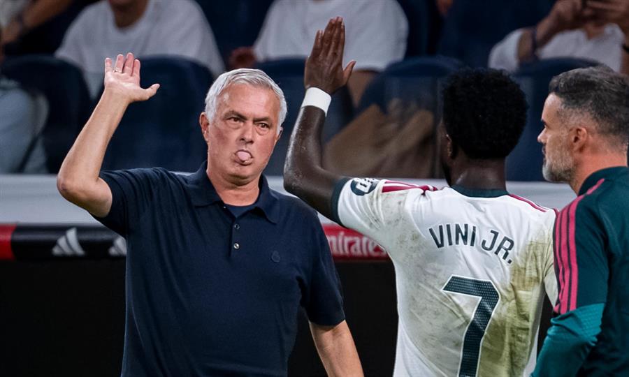 Mourinho en defensa de Vinicius: “Yo habría forzado una salida del Real Madrid”