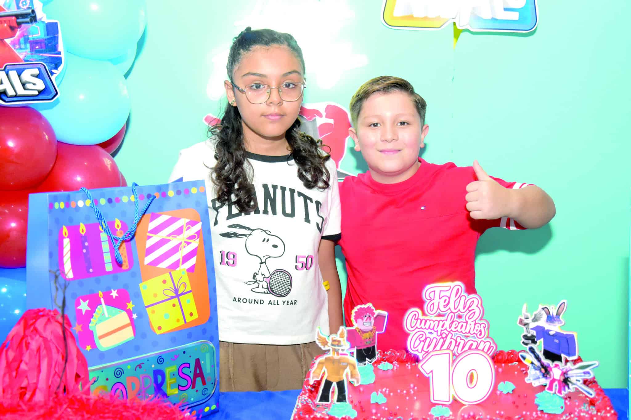 Fiesta de cumplea&ntilde;os de Gyibran Loredo re&uacute;ne a amigos y familiares