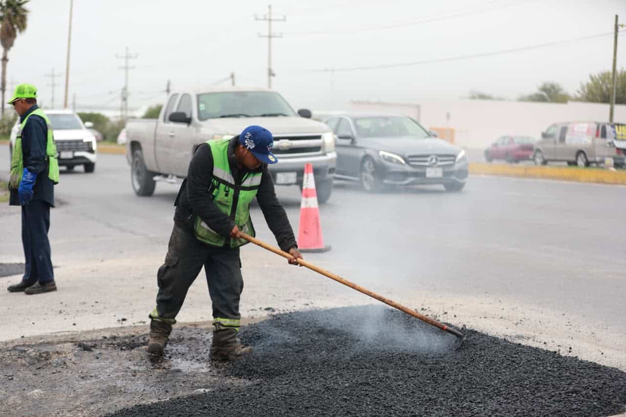 Javier D&iacute;az encabeza rehabilitaci&oacute;n de calles en Saltillo