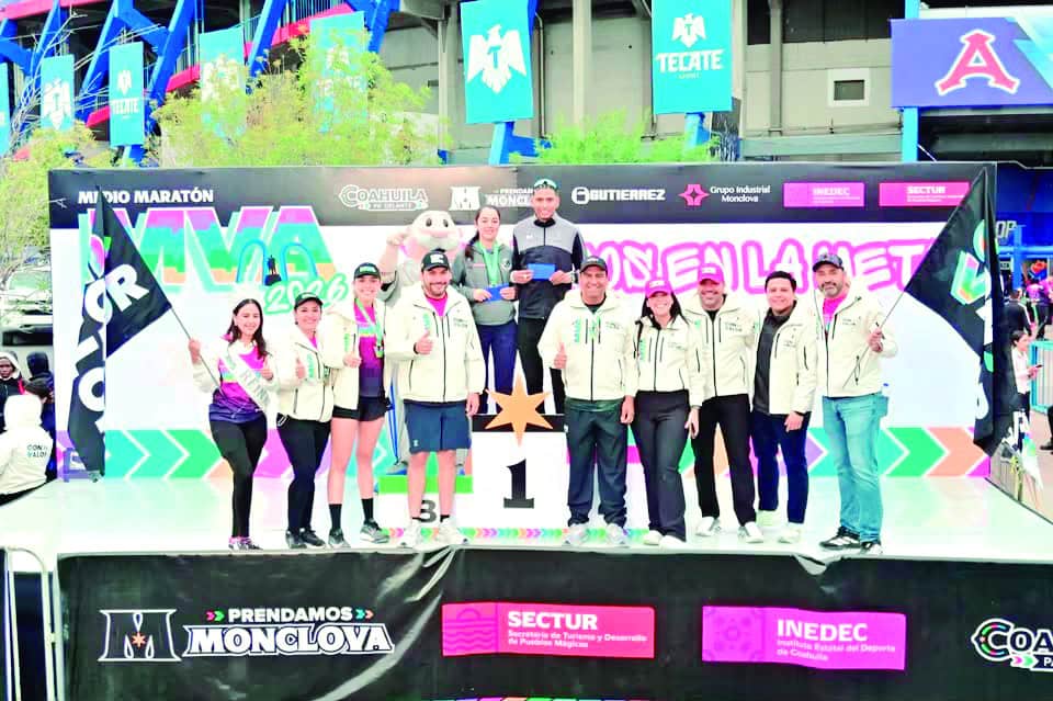 Re&uacute;ne medio marat&oacute;n a 2,500 atletas en Monclova