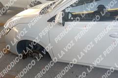 Robo de llanta a trabajadora en Paseo Monclova